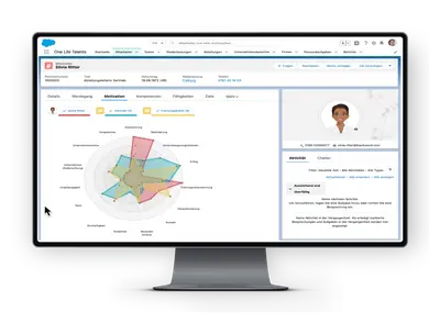 One Life Competency & Skillmanagement for Salesforce — screenshot