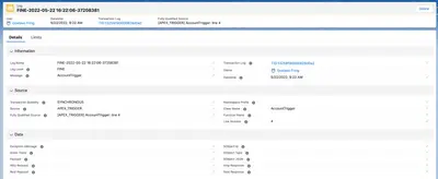 One Logger for Salesforce — screenshot