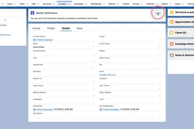 Onfido IDV | The Real Identity Platform (KYC / AML / Identity Verification) for Salesforce — screenshot