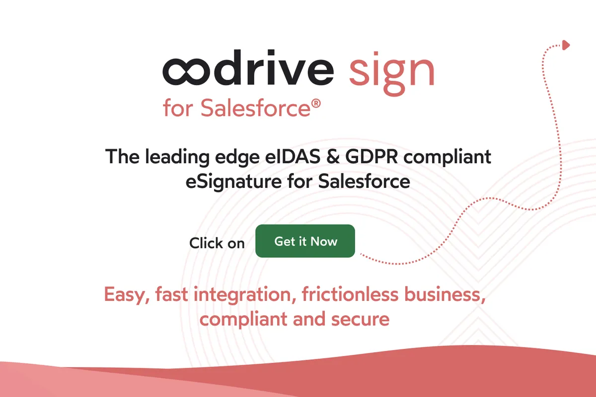 Oodrive Sign — screenshot from the Salesforce AppExchange listing