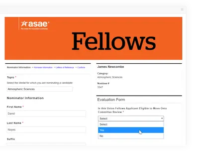 OpenWater / Applications and Review, Conference Abstracts Manager for Salesforce for Salesforce — screenshot