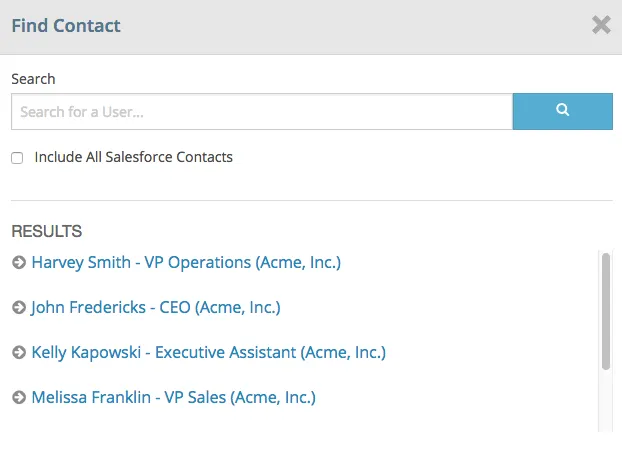 Opportunity Influence Map — screenshot from the Salesforce AppExchange listing