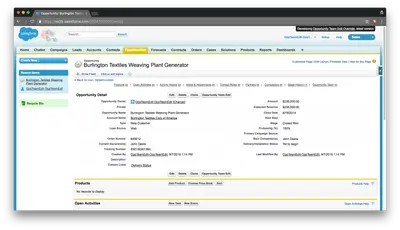 Opportunity Team Edit Override for Salesforce — screenshot