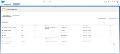 Optum® Care Coordination Assessments for Salesforce — screenshot