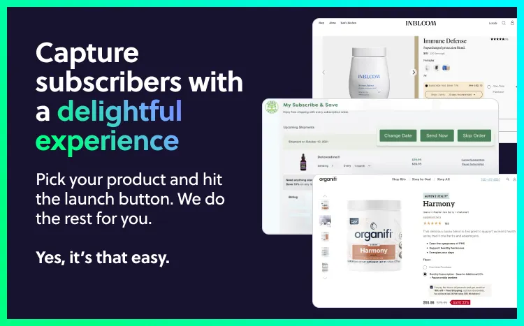 Ordergroove Subscriptions — screenshot from the Salesforce AppExchange listing