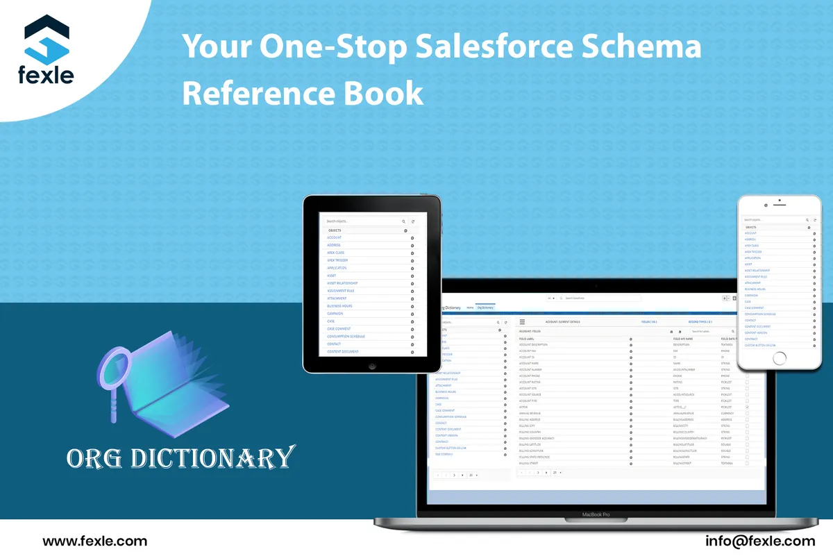 Org Dictionary — screenshot from the Salesforce AppExchange listing