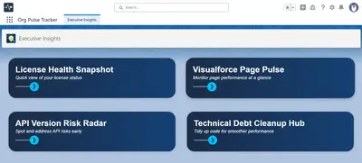 Org Pulse Tracker for Salesforce — screenshot