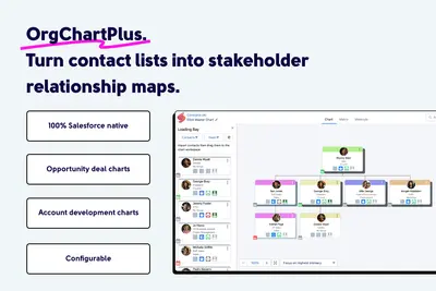 OrgChartPlus - Relationship Mapping & Org Chart Tool for Salesforce for Salesforce — screenshot