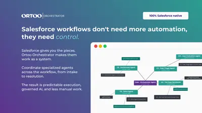 Ortoo Orchestrator: Agentic Workflow Orchestration | Any LLM, 100% Native for Salesforce — screenshot