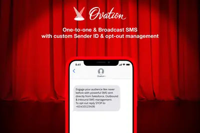 Ovation - SMS Text Messaging for Salesforce — screenshot