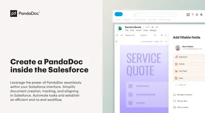 PandaDoc for Salesforce | Document Automation, CPQ & e-Signature for Salesforce — screenshot