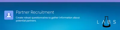 Partner Recruitment App for Salesforce — screenshot
