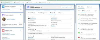 Patient 360 for Salesforce — screenshot