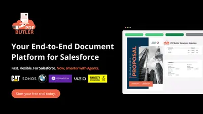 PDF Butler: Your End-to-End Document Platform for Salesforce for Salesforce — screenshot