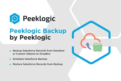 Peeklogic Backup for Salesforce CRM for Salesforce — screenshot