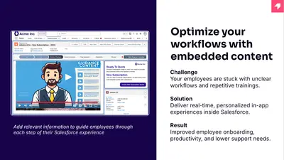 Pendo on Salesforce: Maximize ROI with no-code in-app guidance and analytics for Salesforce — screenshot