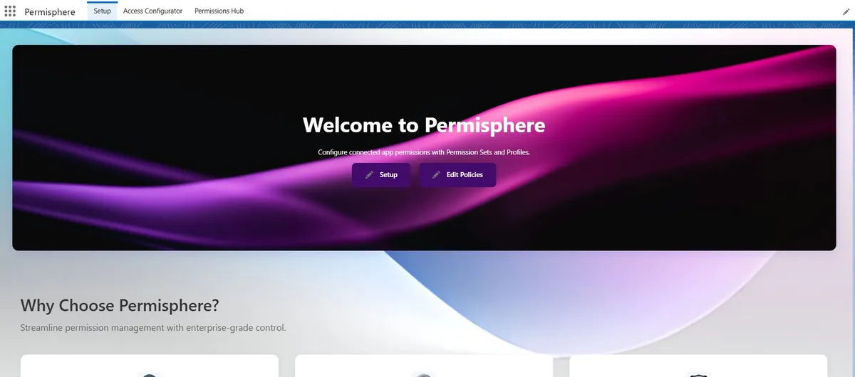 Permisphere — screenshot from the Salesforce AppExchange listing