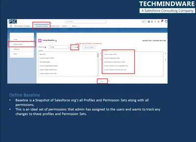 Permission Comparator- Find unauthorized changes to Profiles and Permission Sets for Salesforce — screenshot