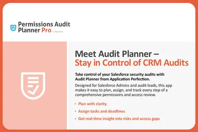 Permissions Audit Planner Pro for Salesforce — screenshot