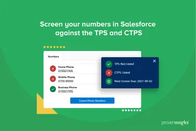 PhoneTools – TPS and CTPS compliance screening for Salesforce — screenshot