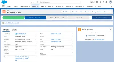 Photo Uploader | Free Image Uploader for Salesforce for Salesforce — screenshot
