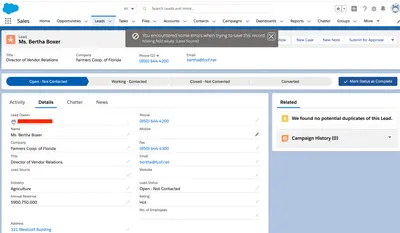 Pipeline Validations for Salesforce — screenshot
