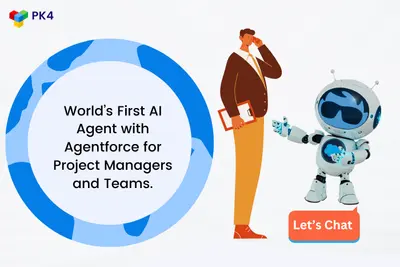PK4 AI Agent - Agentforce-powered Time Tracking and Project Management Assistant for Salesforce — screenshot