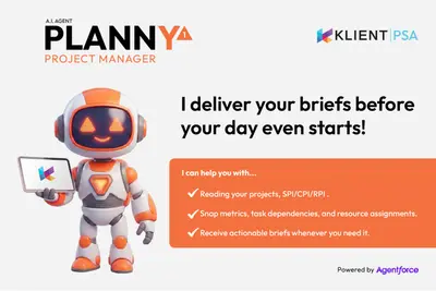 PLANNY1: AI Project Agent for Daily Briefs & Task Updates for Salesforce — screenshot