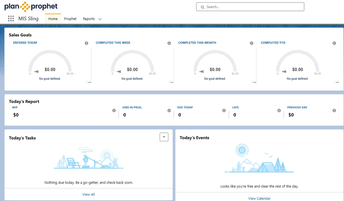 PlanProphet for Sling — screenshot from the Salesforce AppExchange listing