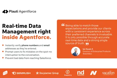Plauti Agentforce - Power agents with data management actions inside Agentforce for Salesforce — screenshot