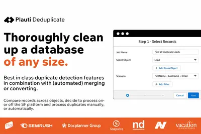 Plauti Deduplicate: Duplicate Management made easy for Salesforce — screenshot