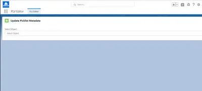 PLV Editor for Salesforce — screenshot