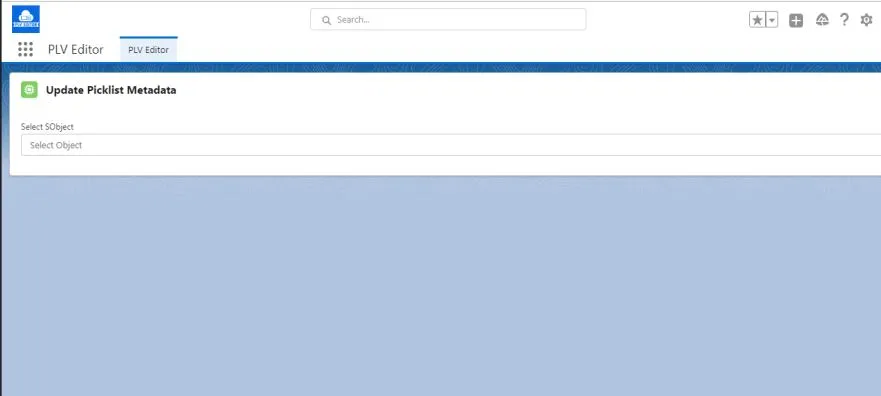 PLV Editor — screenshot from the Salesforce AppExchange listing