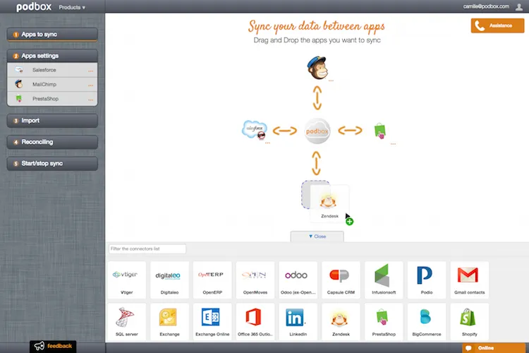 Podbox — screenshot from the Salesforce AppExchange listing