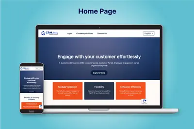 Portal for Customer, Partner & more - CRMJetty for Salesforce — screenshot