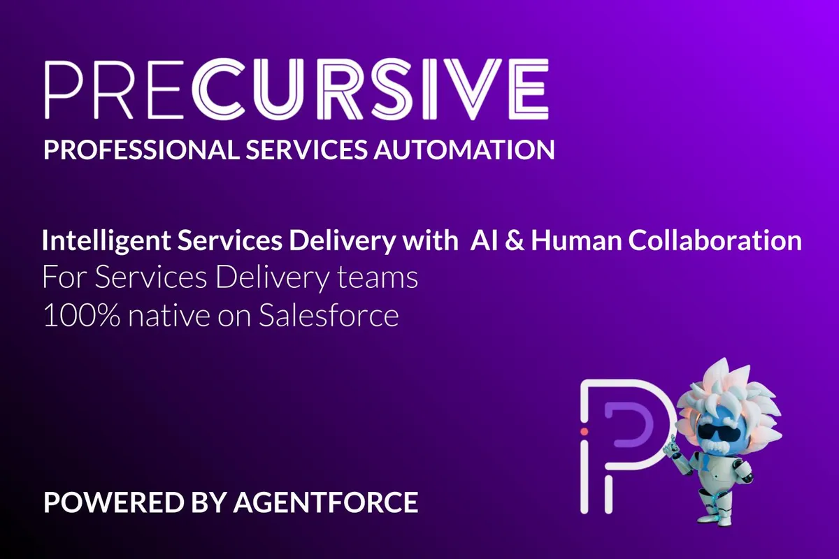 Precursive for Agentforce — screenshot from the Salesforce AppExchange listing