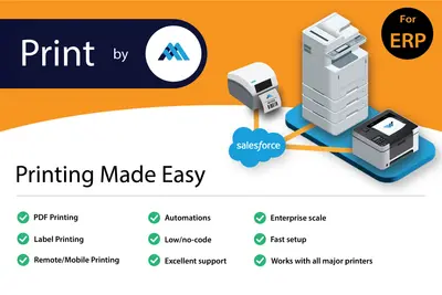 Print for Rootstock ERP for Salesforce — screenshot
