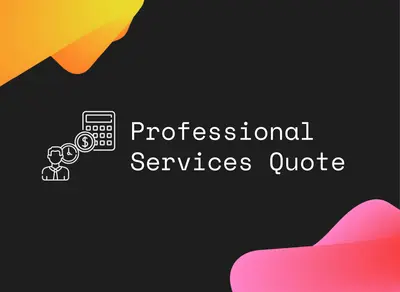 Professional Service Hours Quote for Salesforce — screenshot