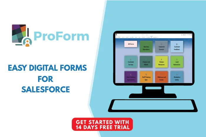 ProForm — screenshot from the Salesforce AppExchange listing