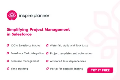 Project Management & Powerful Gantt Charts - 100% Native in Salesforce for Salesforce — screenshot