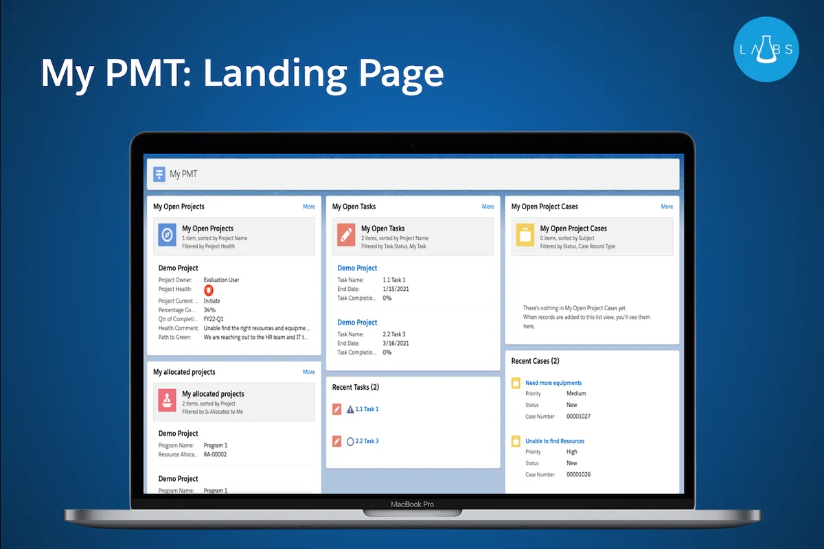 Project Management Tool - PMT — screenshot from the Salesforce AppExchange listing