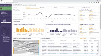 Projector Professional Services Automation for Salesforce — screenshot