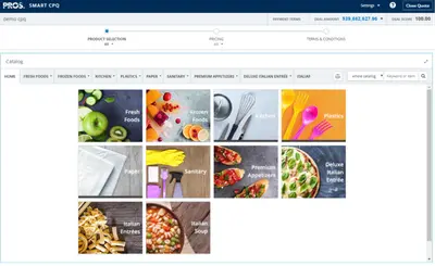 PROS Smart CPQ - Configure Price Quote for Salesforce — screenshot