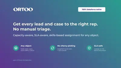 Q-assign: Lead, Case, Task Assignment, Dynamic Round Robin Rules - Optional AI for Salesforce — screenshot