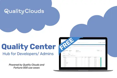 Quality Center - FREE FOR ALL / Developer Hub for Real Time Pro+Low Code Scans for Salesforce — screenshot