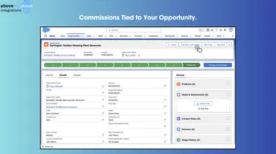 Quick Commission Calculator for Salesforce — screenshot
