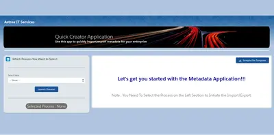 Quick Creator for Salesforce — screenshot