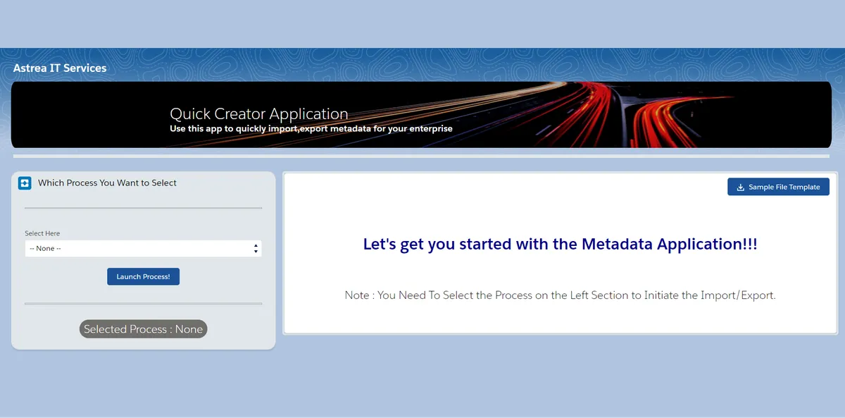 Quick Creator — screenshot from the Salesforce AppExchange listing