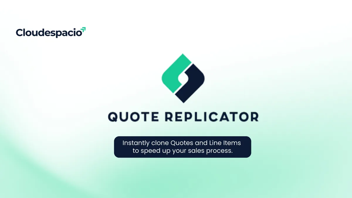 Quote Replicator — screenshot from the Salesforce AppExchange listing