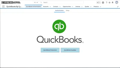 Quote2Cash: Quickbooks Online Invoice Integration for Salesforce — screenshot